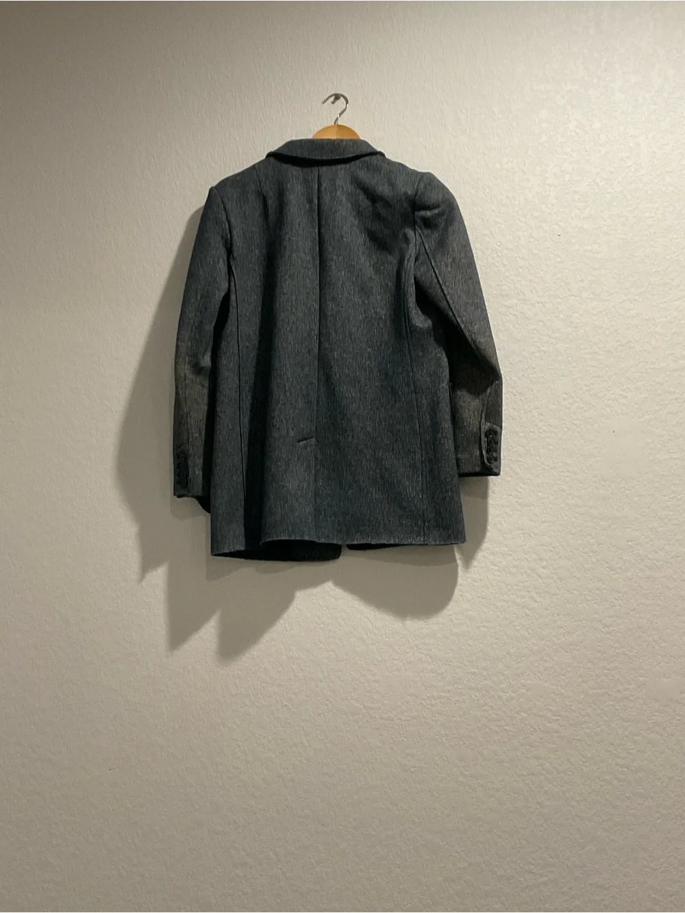 Banana Republic Men's Charcoal Gray Pea Coat